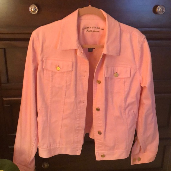 Lauren Jeans Co Pink Jean Jacket